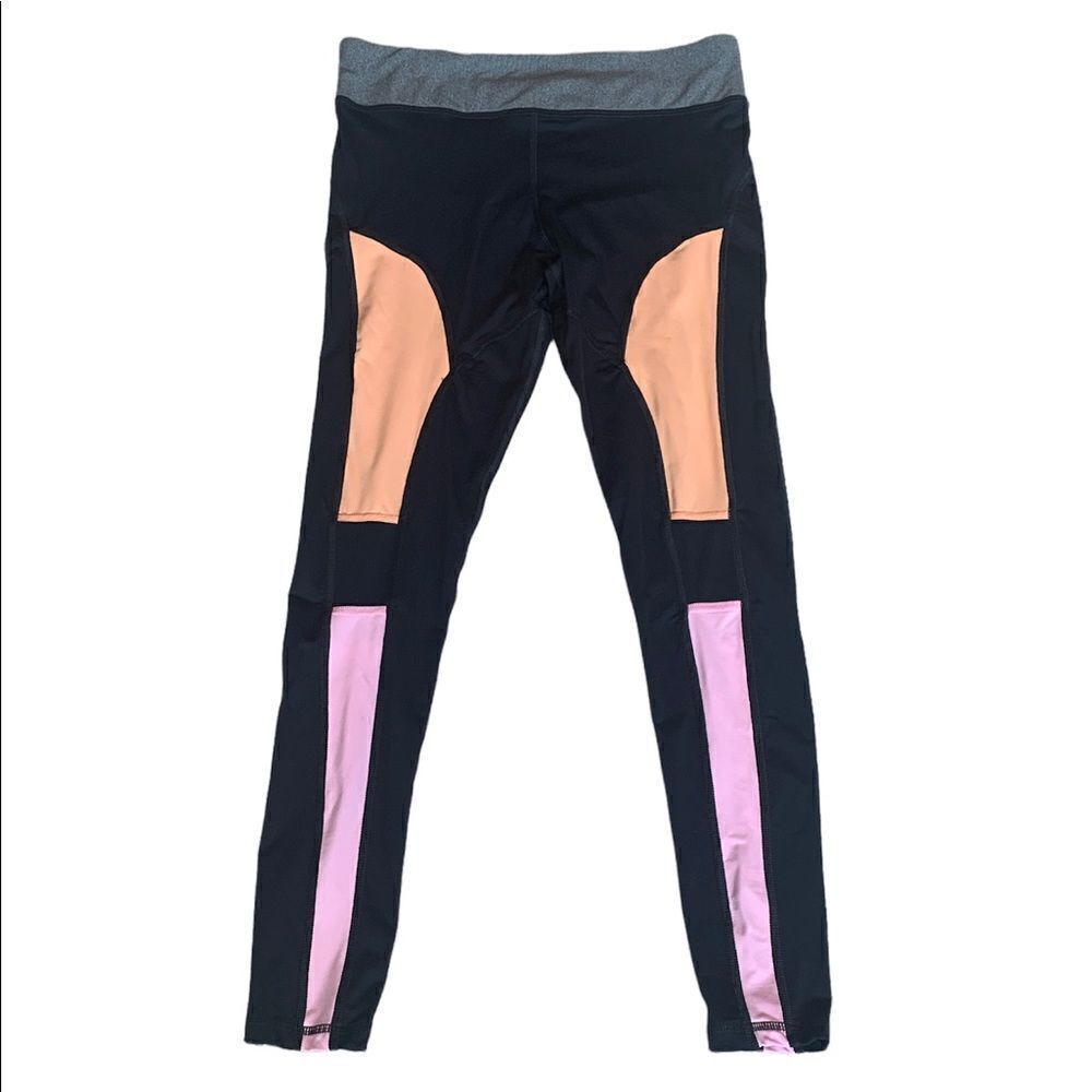 Trina Turk Recreation Women's Large Color Black & Pink Athletic Pants